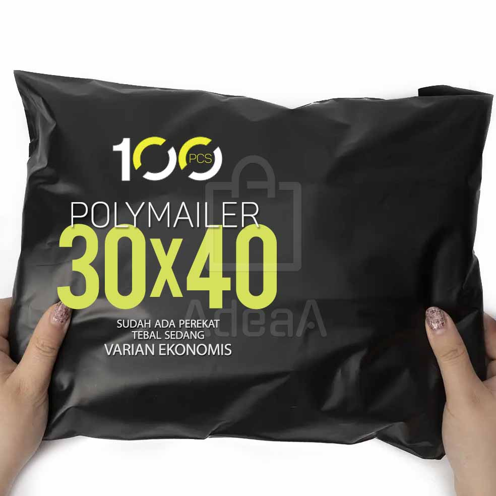 

Polymailer Plastik Packing Warna Hitam 30X40 Harga Ekonomis