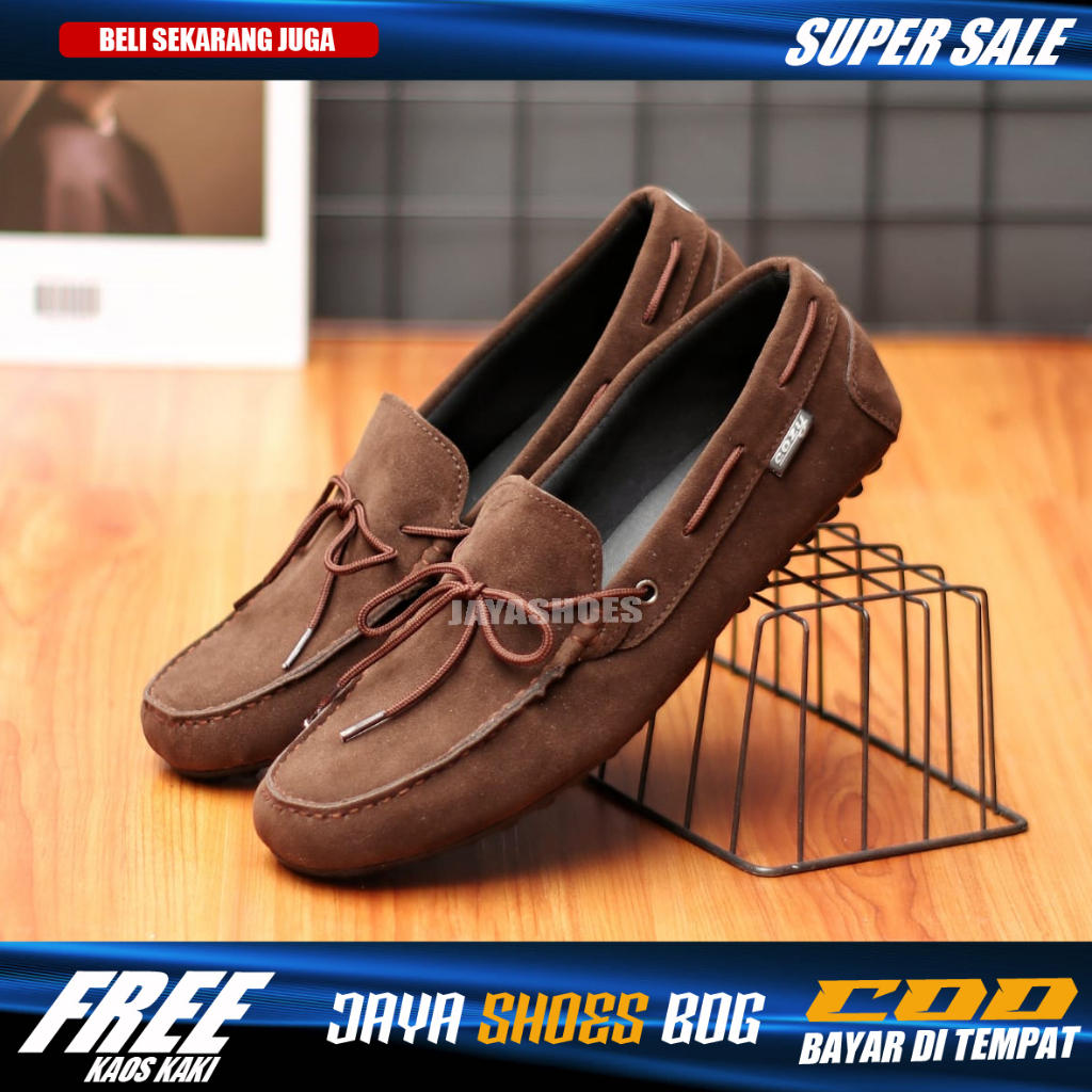 ARSANA Sepatu Slip On Pria Casual Slop Cowok Santai Keren Simple Trendy