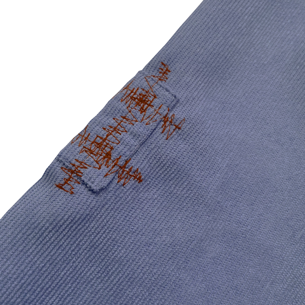 Sura Positiva - Corduroy Shirt (Hassa) Steel Blue