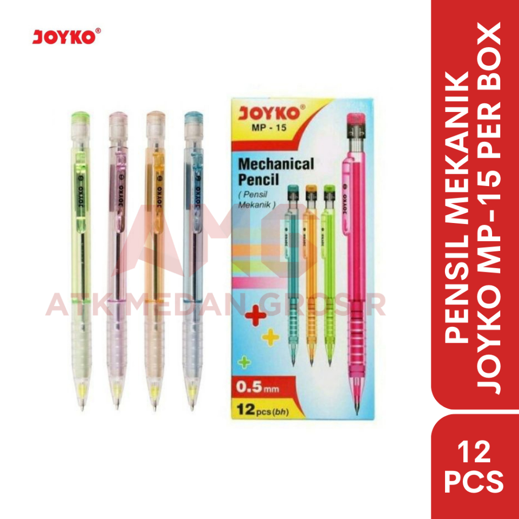 

PENSIL MEKANIK JOYKO MP-15 0.5MM PER LUSIN (12PCS)