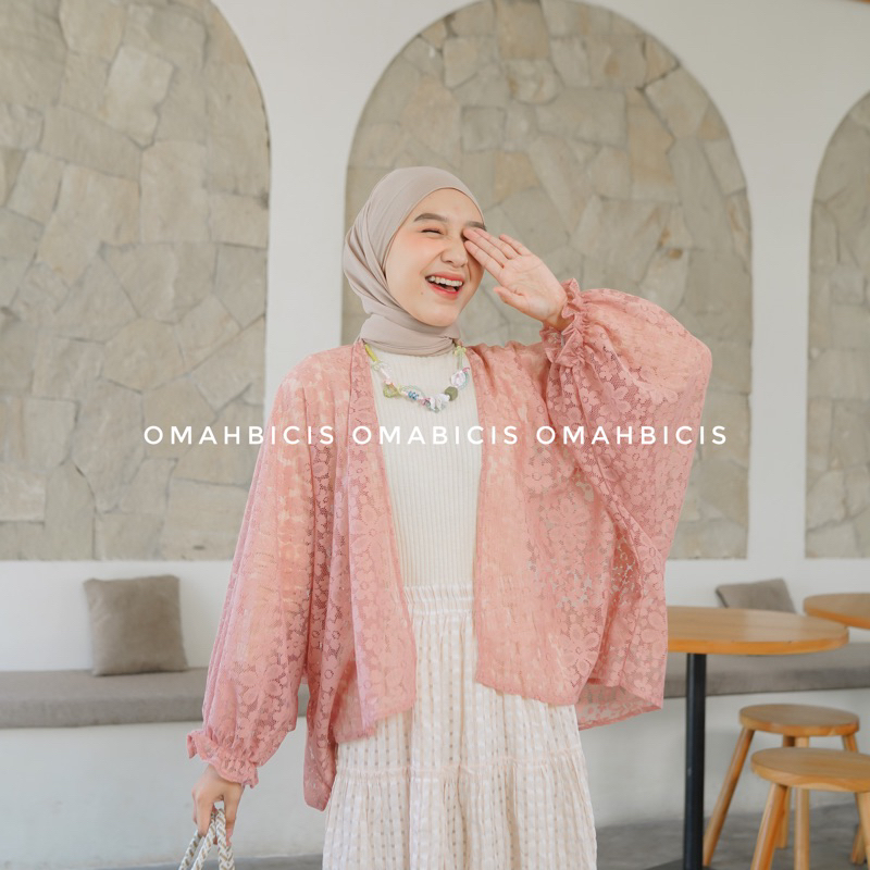 Camellia Outer by omahbicis-Outer Korea-Outer Rayon big size-Outer Wanita