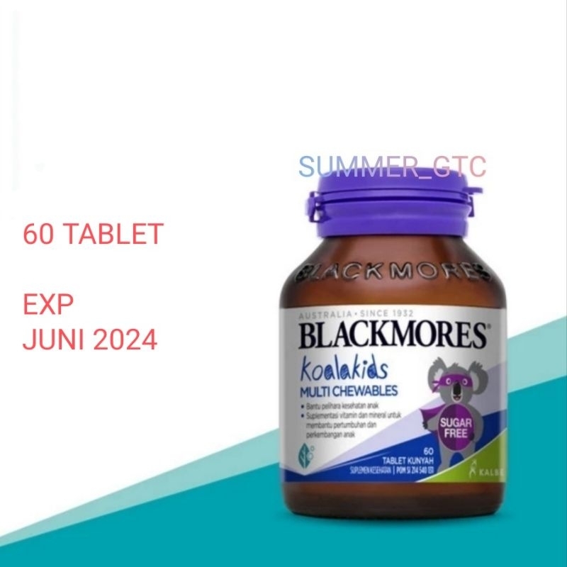 blackmores koala kids multi chewables 60 tablet koalakids multi chews