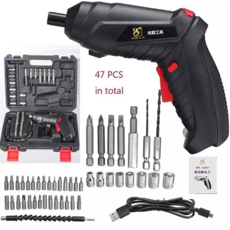 MESIN BOR IMPACT DRILL RYU OBENG ELEKTRIK CORDLESS 1 SET