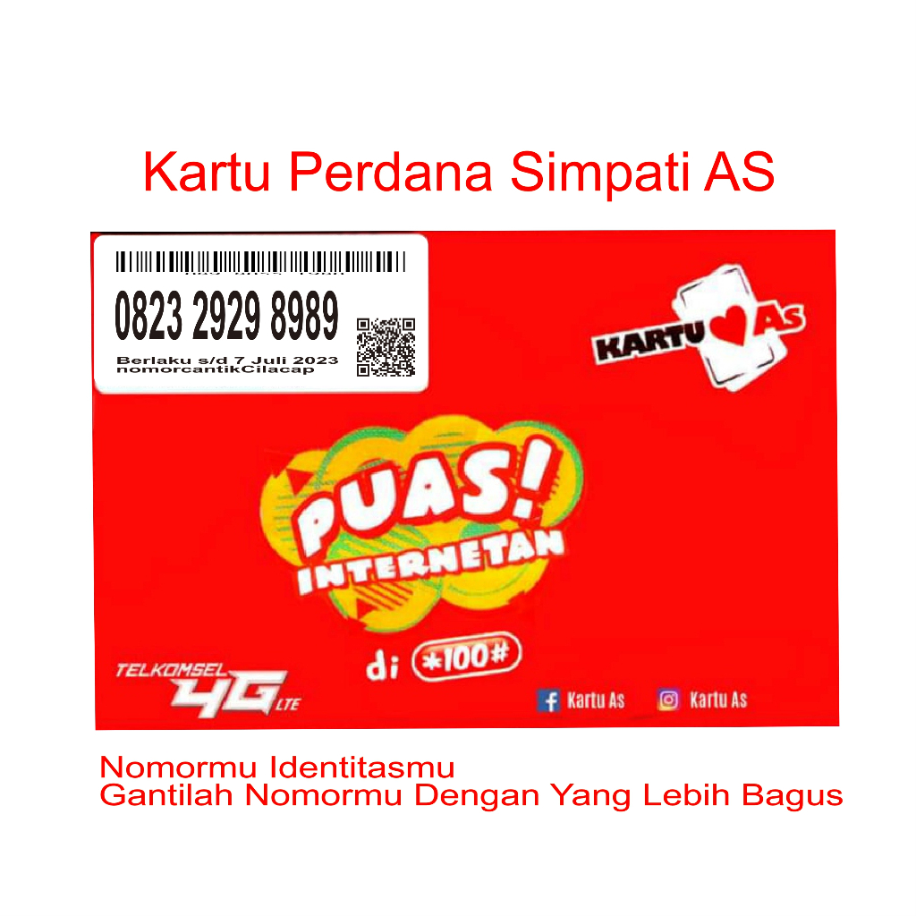 Nomor Cantik Simpati AS 2929 Angka Hoki 8989 Nomer Rapi Perdana Telkomsel Sempati 9998989