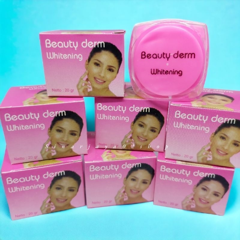 12 Pcs - Cream Beauty Derm Whitening Original 20gr