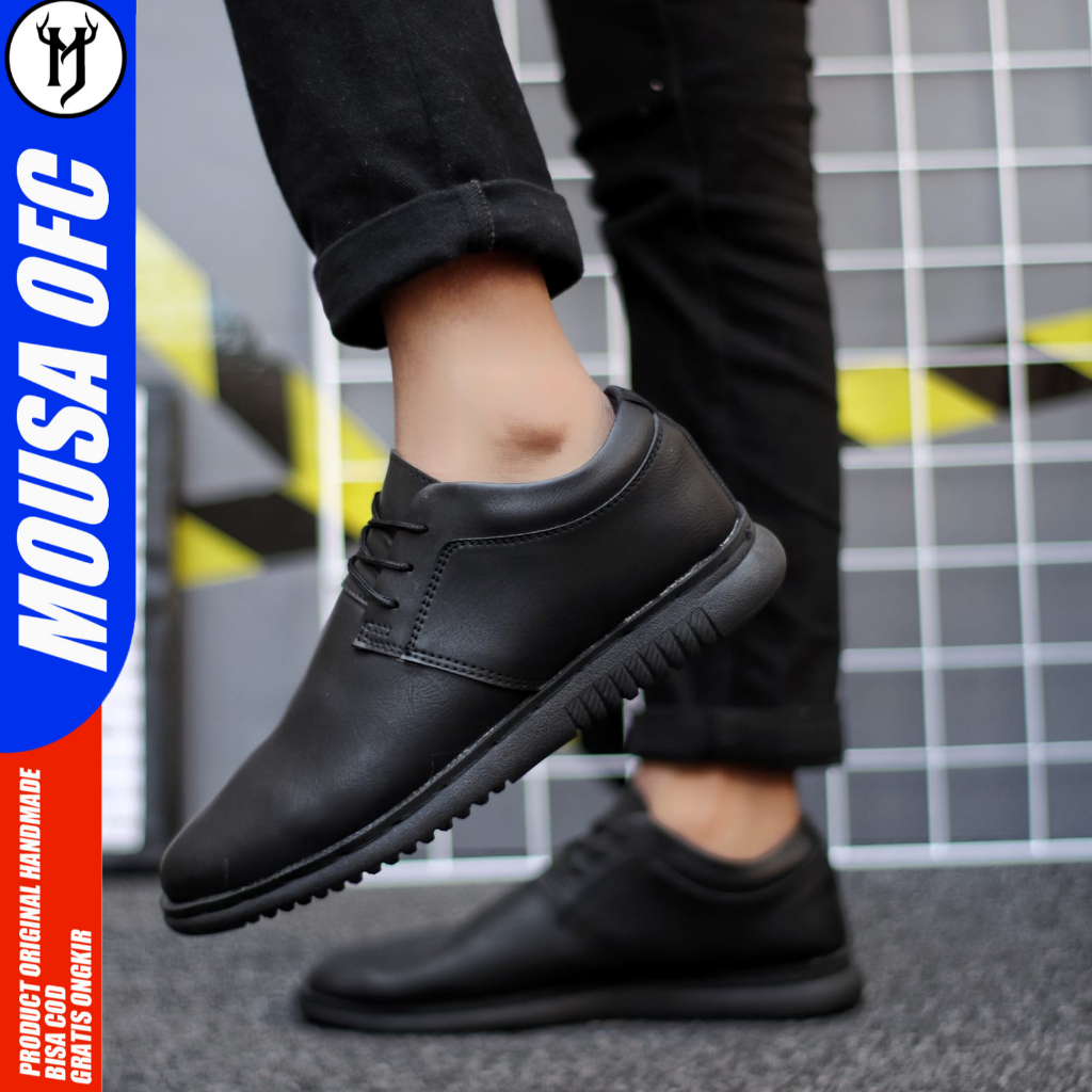 Sepatu Formal Pantofel Oxford Hitam Pria