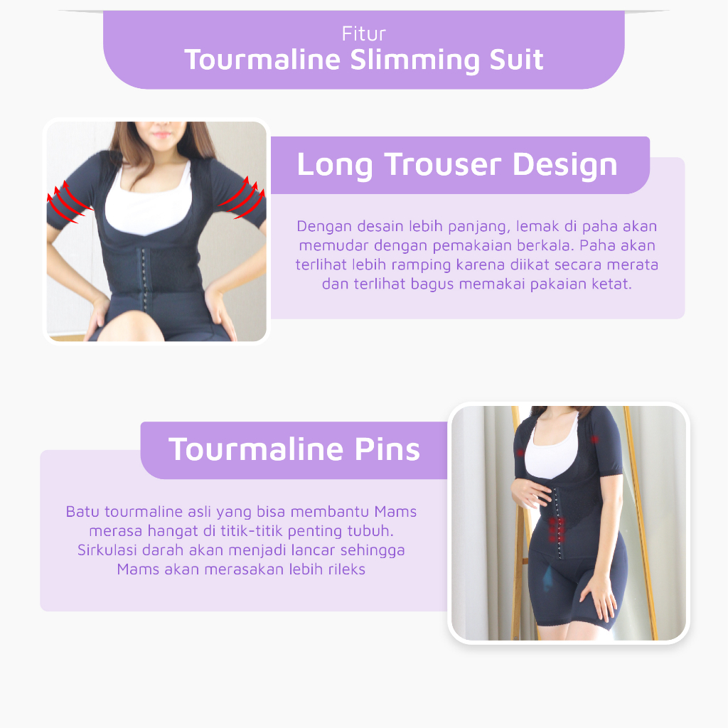 Liefmam Tourmaline Slimming Suit - Solusi Ramping Menyeluruh Dengan Tourmaline Technology Yang Menyehatkan