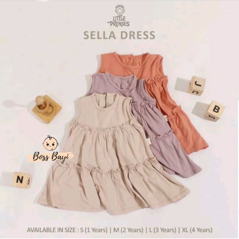 LITTLE PRENSES - Sella Dress / Dress Anak Perempuan