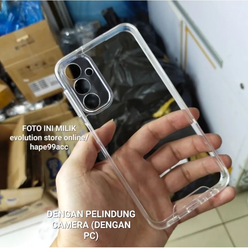 Samsung A24 premium clear case space Military