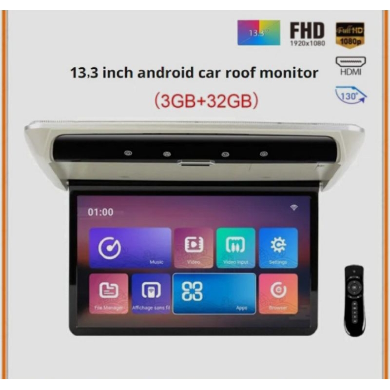 tv plafon screen android system