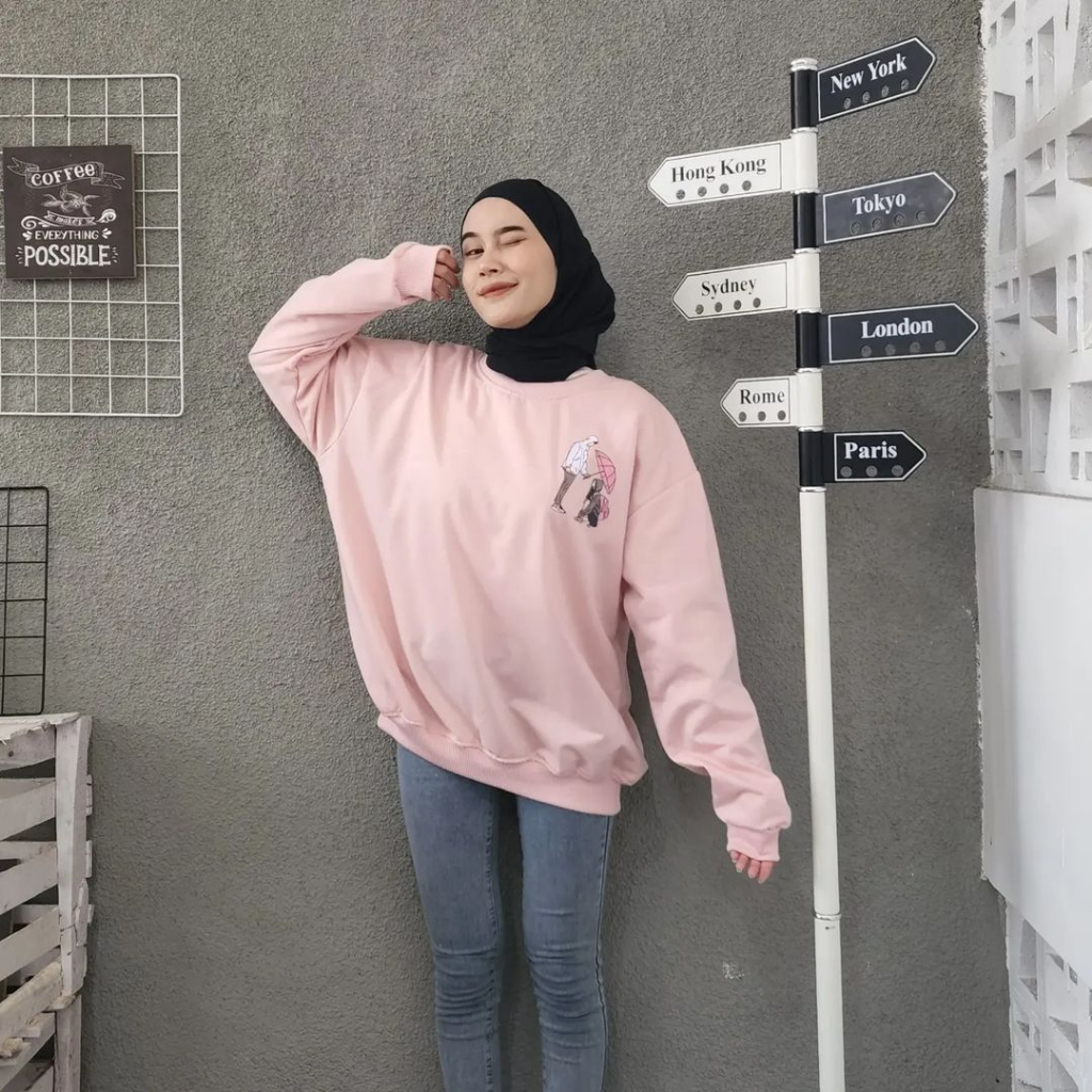 HOODIE WANITA OVERSIZE KOREAN SWEET BAHAN FLACEE LD 110 CM HOODIE KOREA LUCU / HOODIE WANITA JUMBO TERBARU 2023 KEKINIAN / SWEATER WANITA POLOS