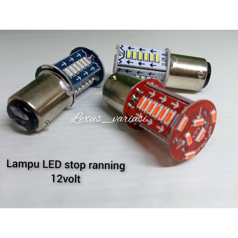 Lampu LED stop rem belakang 30 mata ranning 12 volt universal