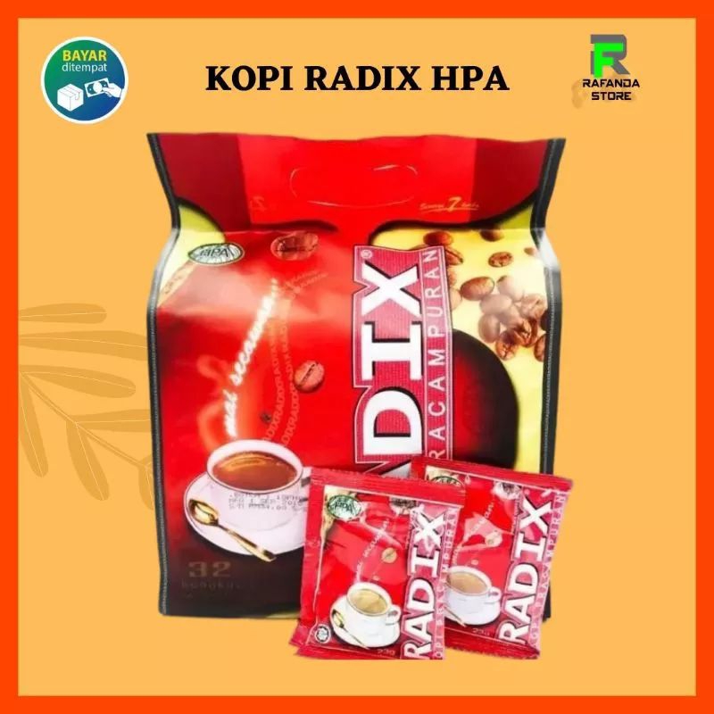 (1 SASET) Kopi Radix HPA Malaysia Original 100% (per Sachet)