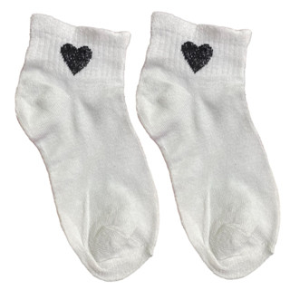 GO!KK1272 Kaos Kaki Motif Love Fashion Pendek Ankle Semata Kaki Socks Korean Model Cute