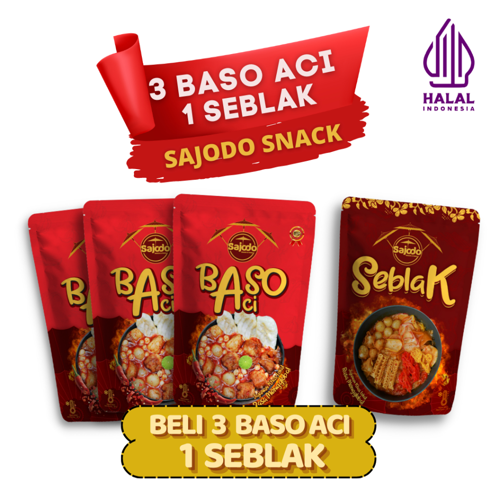 PROMO!!! BELI 3 BASO ACI FREE 1 SEBLAK INSTANT VIRAL