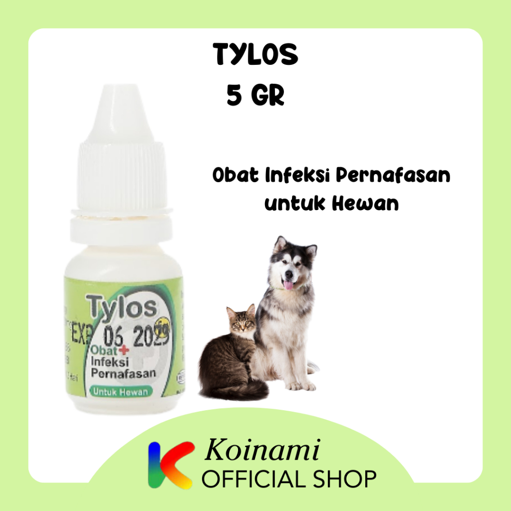 TYLOS INFEKSI PERNAFASAN FLU BATUK PILEK DEMAM KUCING ANJING / MEYER / TALI MAS / btm