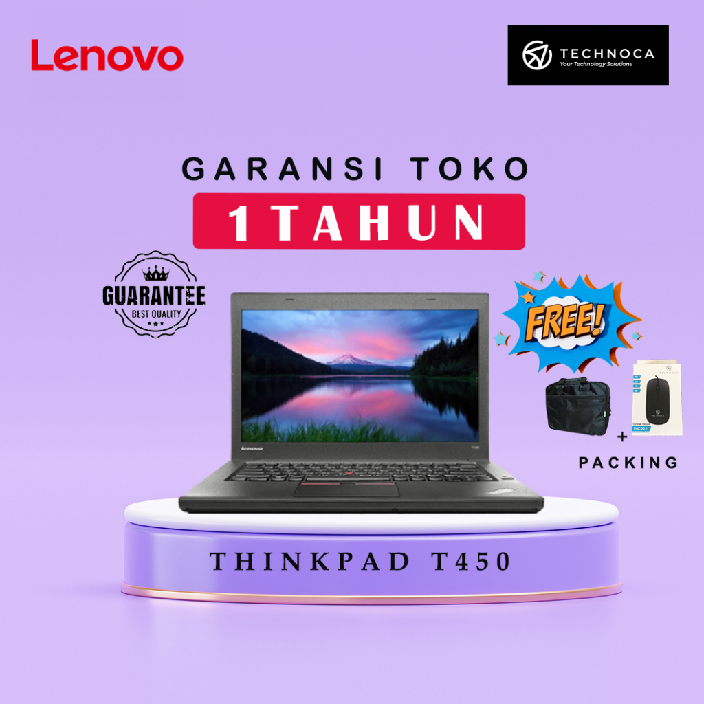 Levono Thinkpad T450 Core i5 5300U 8GB SSD 256GB