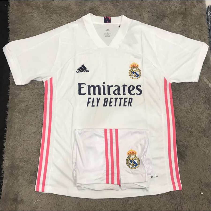 Jersey bola madrid home 2020 - 2021 grade ori import