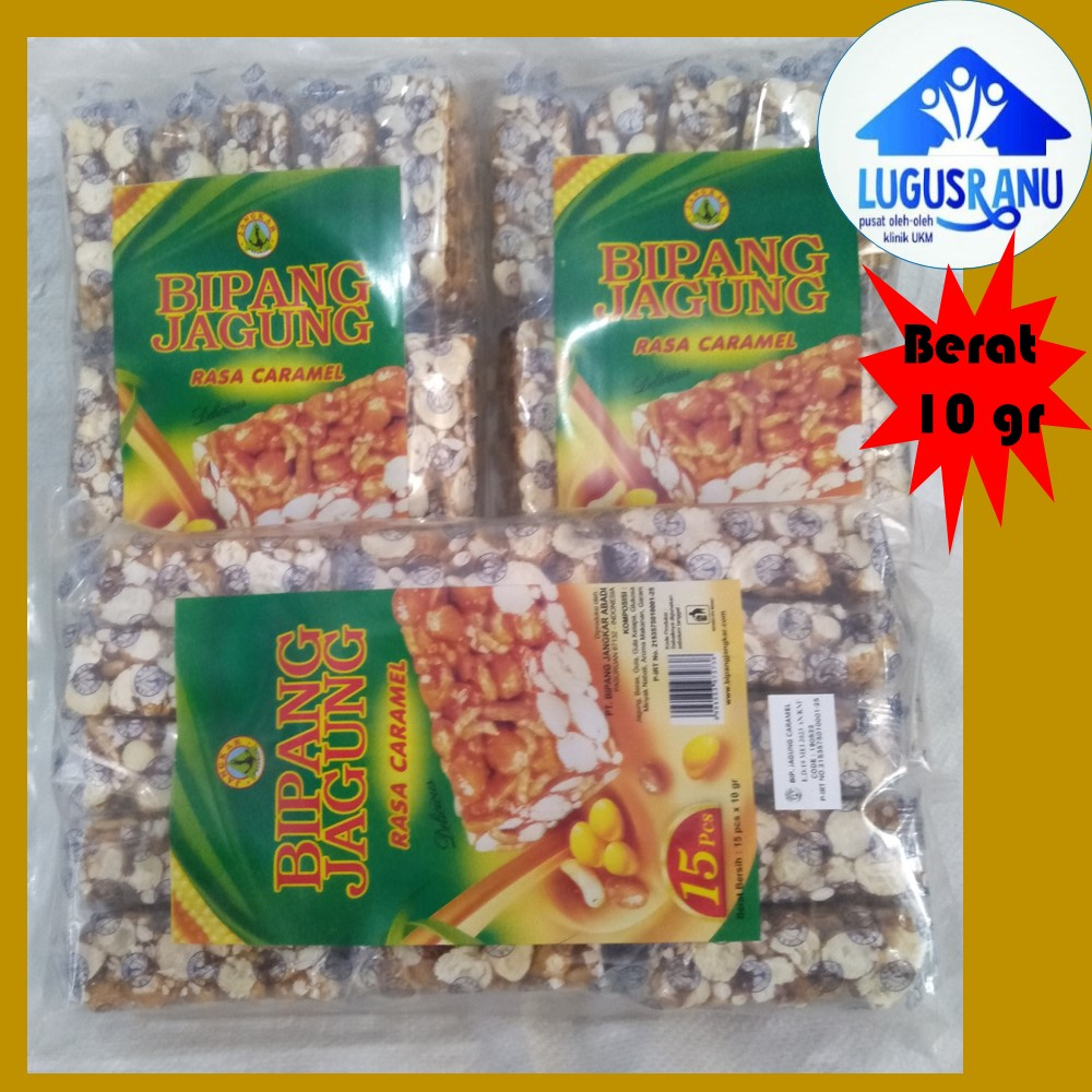 

Bipang Jagung caramel Brondong Jangkar Makanan Kering Khas Pasuruan Jipang