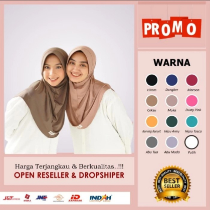 HIJAB BERGO SPORT/JERSEY/HAMINA HIJAB INSTAN WANITA (M L) HIJAB BERGO SPORT OLAHRAGA TOKO IMAH BISA COD