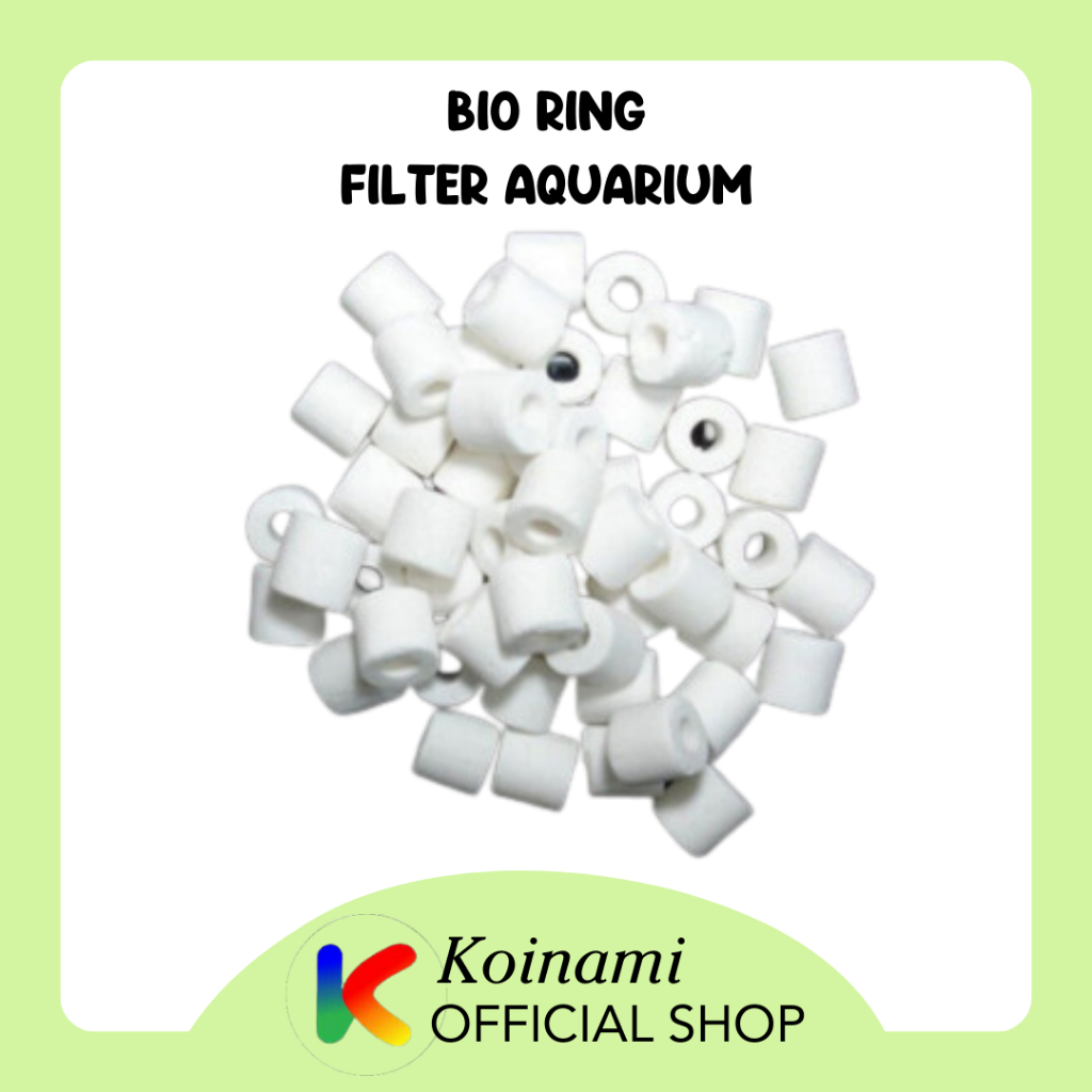 BIO RING / FILTER BIO AQUARIUM / FILTER IKAN / FILTER AIR / AKSESORIS IKAN / AQUARIUM