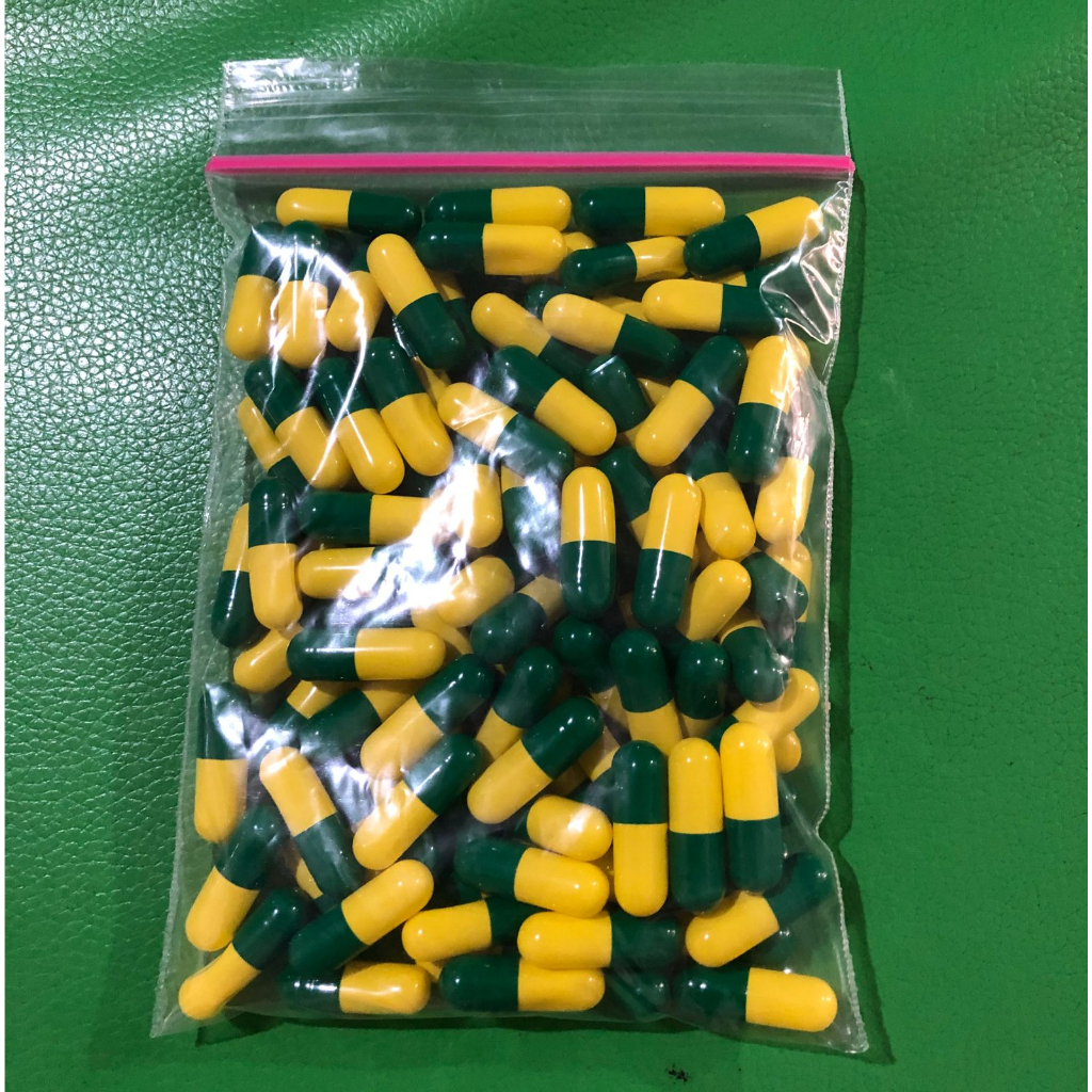 Kapsul kosong / cangkang kapsul 0/1/2/3 ecer 1pak isi 100pcs ( WARNA RANDOM )