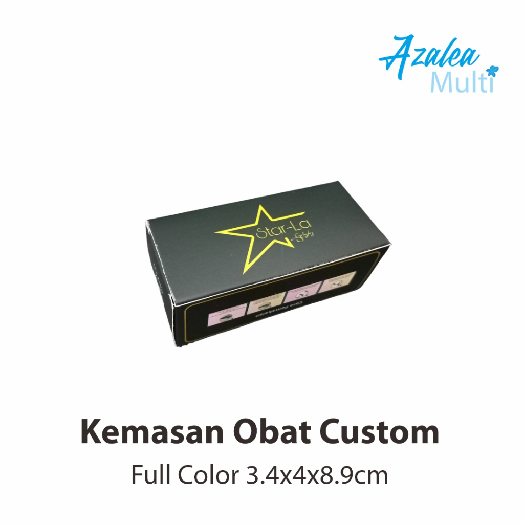 

Kotak Produk 3.4x4x8.9cm - Custom Full Color / Kotak Kosmetik / Kotak Parfum / Kotak Souvenir