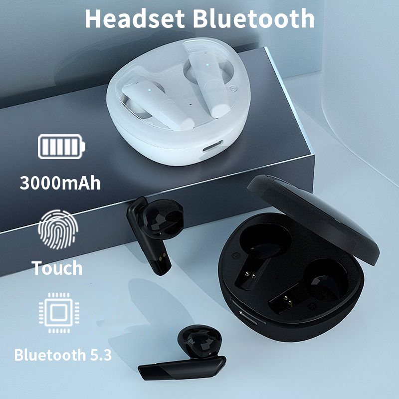 Matei Headset Bluetooth TWS Earphone LQ-01  Digital Indicator V5.1  Wireless mega bass Headphone gaming super