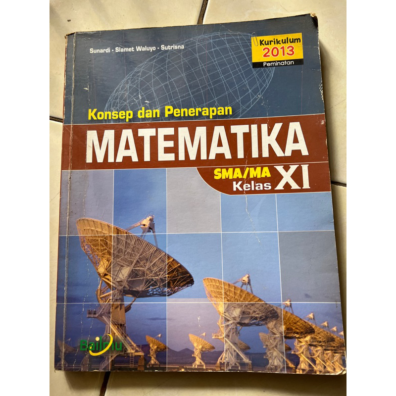 

PRELOVED OROGINAL BUKU MATEMATIKA KELAS 11 SMA/MA