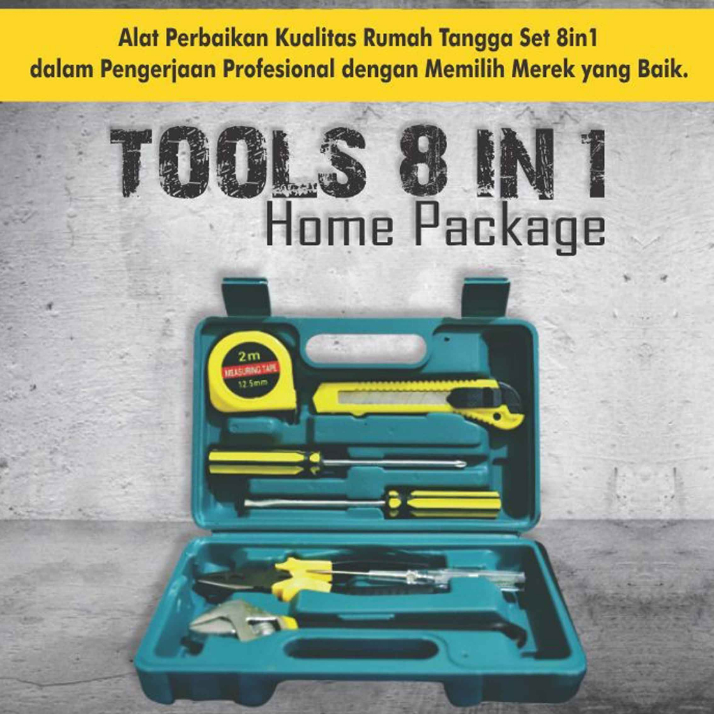 Perkakas Tukang* Tool Box* Alat Pertukangan* Tool 1 Set