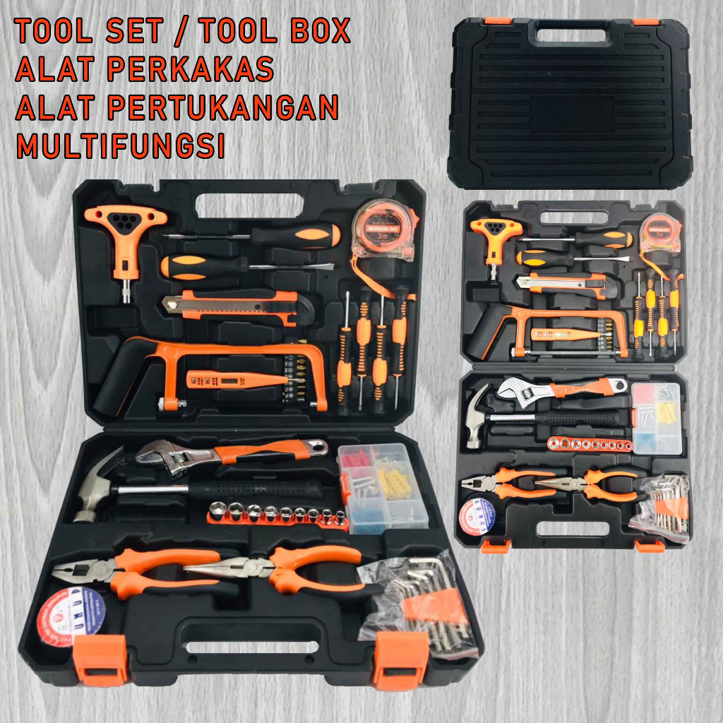 Perkakas Tukang* Tool Box* Alat pertukangan Tanggung* Tool 1 Set