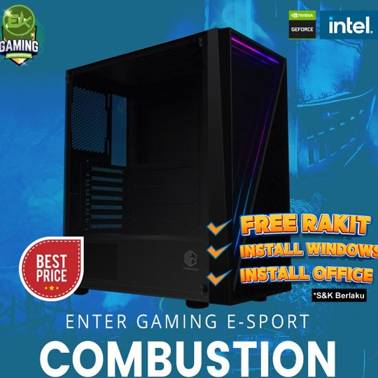 PC Rakitan Core i3 Gaming E-Sports Combustion - EnterKomputer