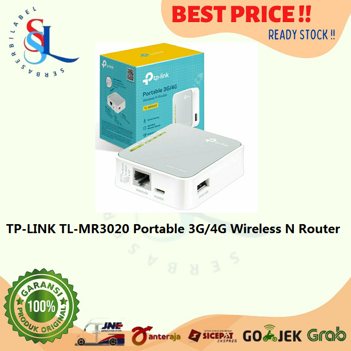 TP-LINK TL-MR3020 Portable 3G/4G Wireless N Router TPLINK MR3020 3020