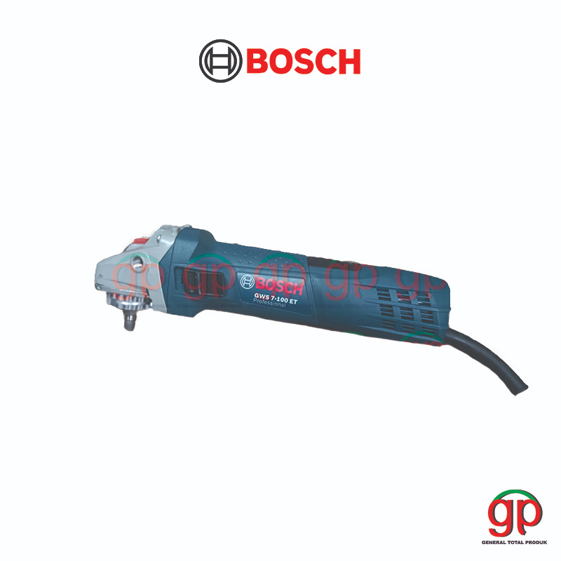 BOSCH GWS7-100ET MESIN GERINDA GWS 7-100 ET ANGLE GRINDER 4" GWS 7-100ET