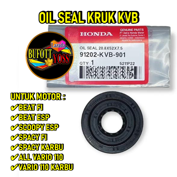 ( GROSIR 5 SET ) Seal Kruk As Beat Fi Beat Esp oil Seal Kruk KVB Scoopy Esp Spacy Fi Spacy Karbu All