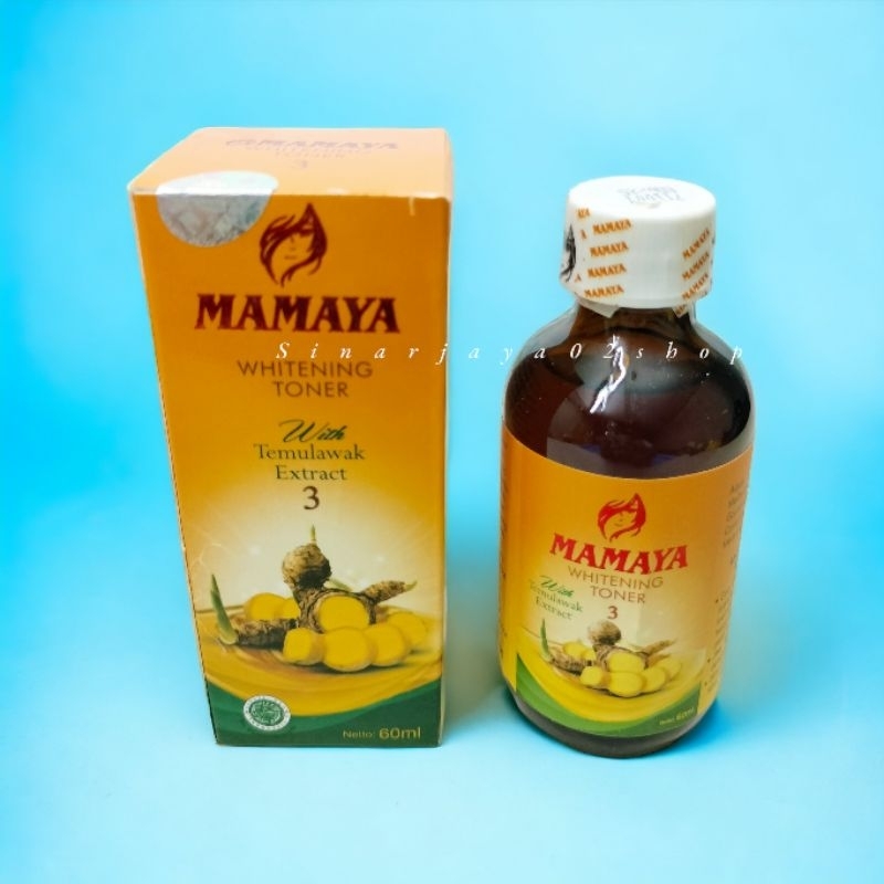 TONER MAMAYA Whitening WITH TEMULAWAK TONER WAJAH MAMAYA ORIGINAL