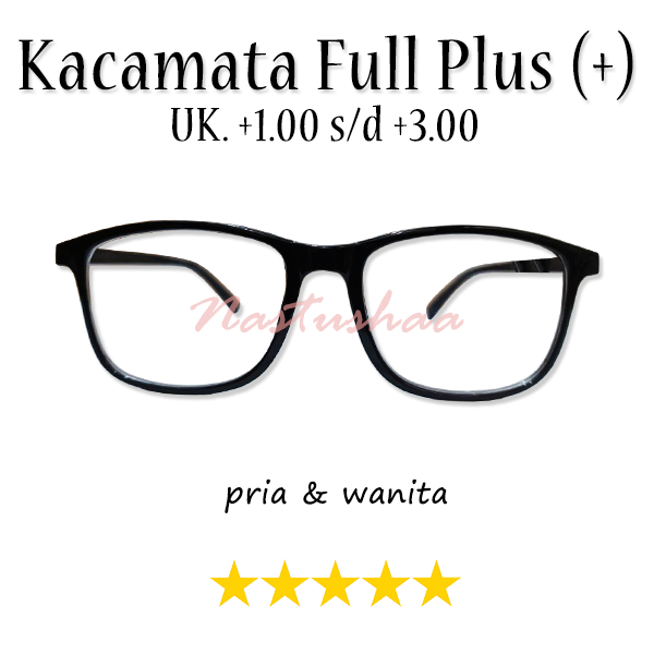 KACAMATA PLUS (+1.00 s/d +3.00) KACAMATA BACA PLUS / KACAMATA RABUN DEKAT / KACAMATA PLUS UNTUK PRIA DAN WANITA UNISEX KACAMATA BACA FASHION TERKINI