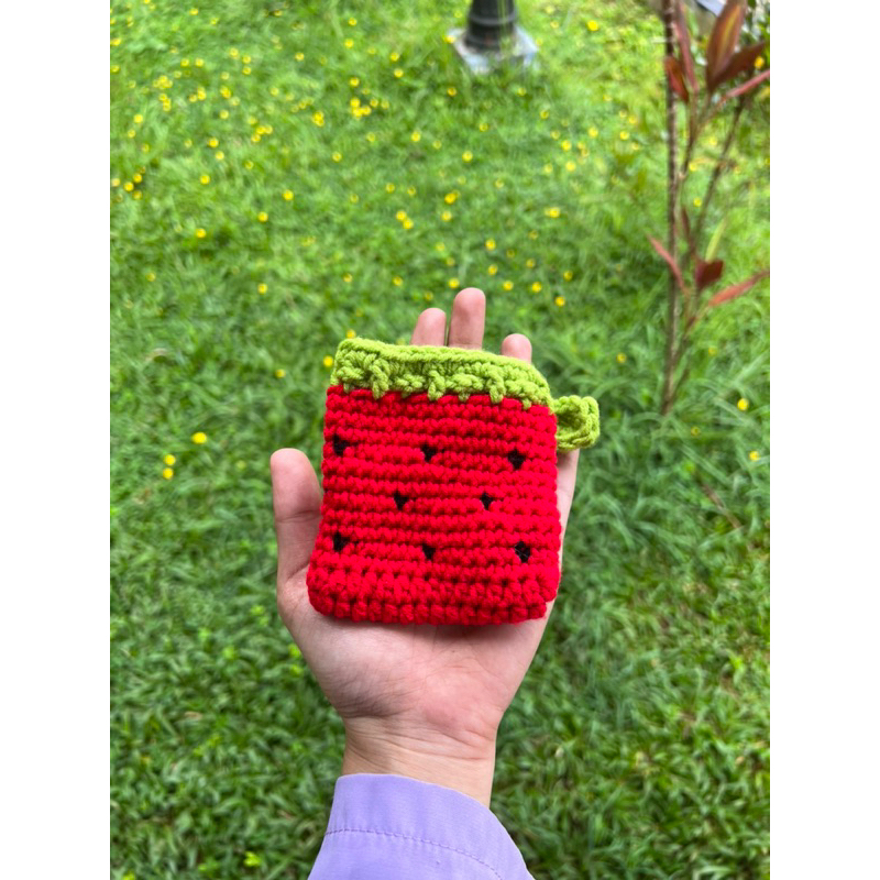 mini pouch water melon amigurumi aquachi2.id