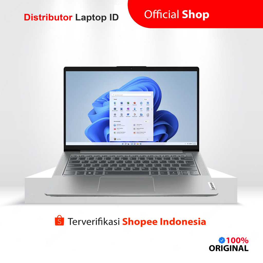 LAPTOP LENOVO IDEAPAD SLIM 5 5i / CORE i5 1235U / RAM 16GB 512GB SSD / 14 INCH FHD IPS / WINDOWS 11 OHS - CICILAN 0%