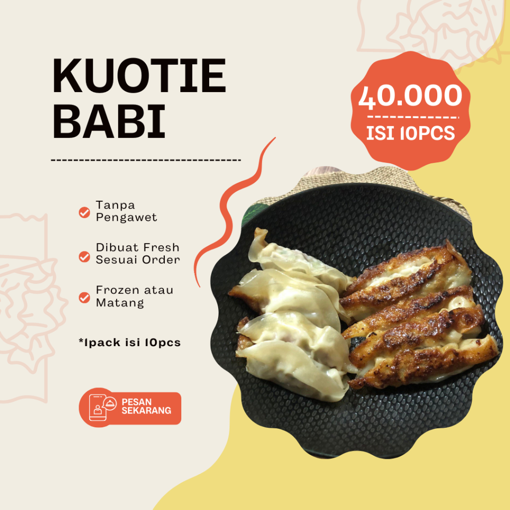 

PRE-ORDER - Kuotie Babi Isi 10pcs