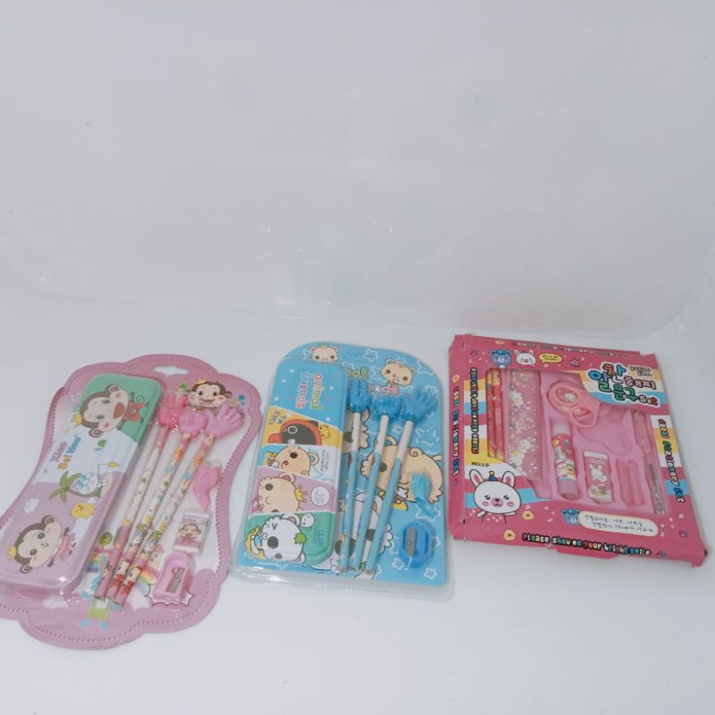 

PAKET ALAT TULIS 009 + STIP JARI TANGAN / STATIONERY SET / STUDY SET