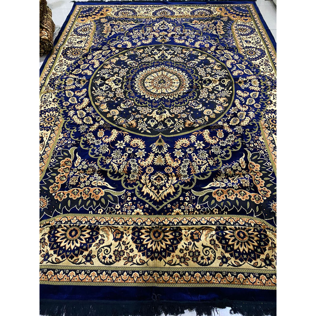 Karpet Carpet Permadani Hambal Alas Lantai Lipat Beludru Turkey Turki Jumbo 230 cm x 340 cm