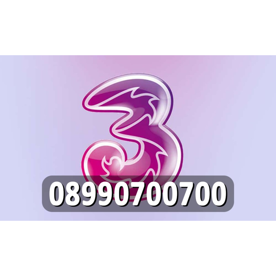 Nomor Cantik Tri / Three / Indosat Premium Prabayar (0899) 0.700.700