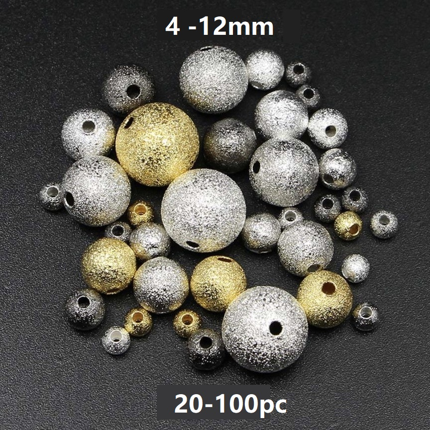 Pembatas Bola Bola Glitter Uk 4-12mm Harga/20-100pc