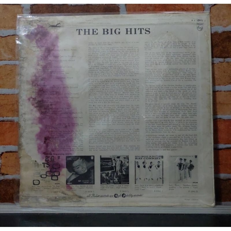 Vinyl Piringan Hitam 12 inch The Big Hits Vol.2