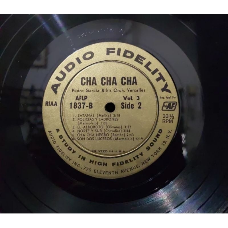 Vinyl Piringan Hitam 12 inch Cha Cha Cha Vol.3