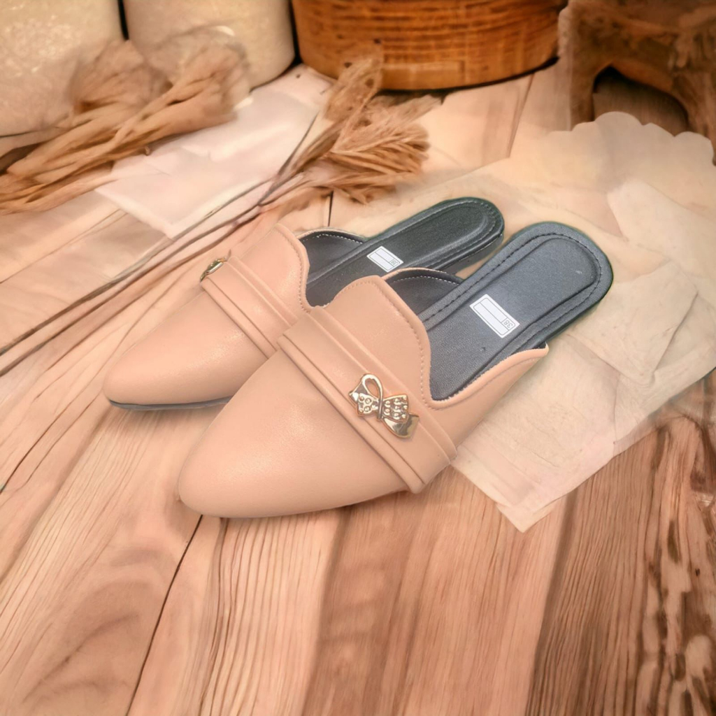 sepatu bapau wanita  pita samping YS 01