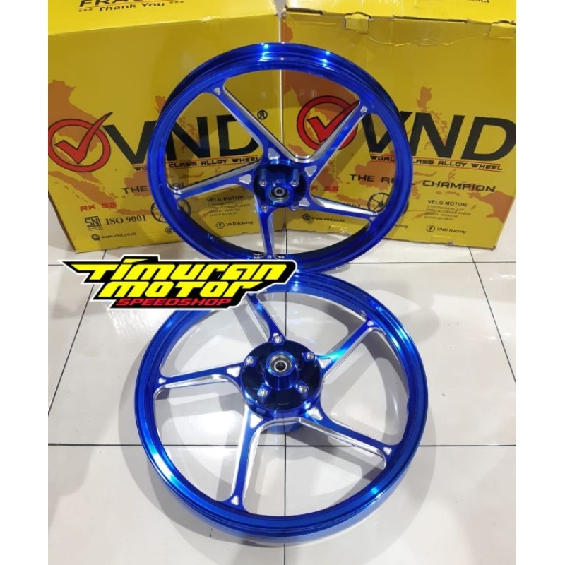 VELG VND AK55 MX KING 160 - 160 BIRU