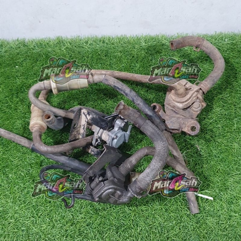 selang emisi gas buang tiger lama tiger revo megapro original copotan