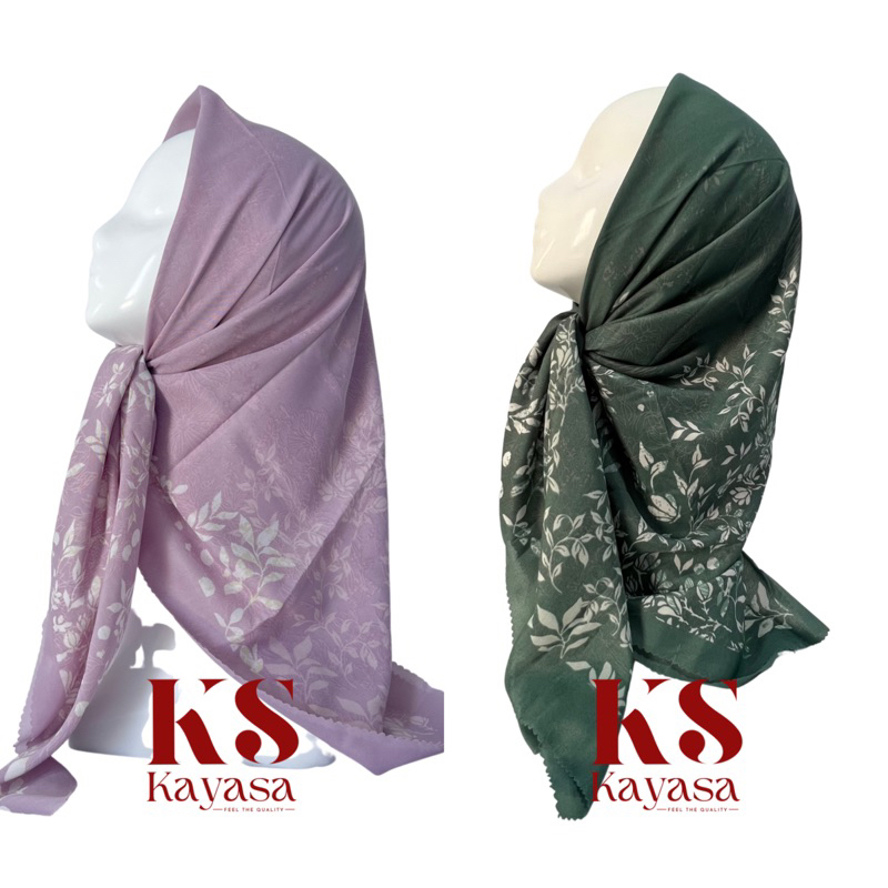 Jilbab Voal Motif Folure